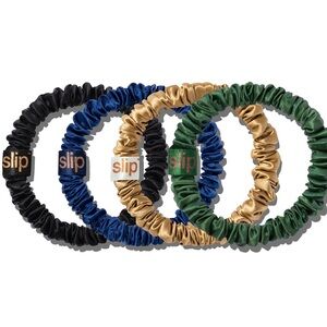 Slip 4-Pc. Pure Silk Skinny Scrunchie Ornament Set - Paige